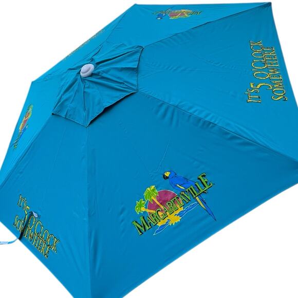 New! Margaritaville Its 5 O'Clock Somewhere 6 Foot Market Style Umbrella - Picture 2 of 9